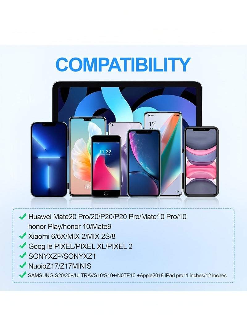 ماك جاباجز USB C إلى 3.5mm محول سماعة رأس ، 2in1 AUX سماعة الصوت PD شحن لـ iPhone 16 Pro / Max / Plus / 15 ، iPad Pro Air 5 4 Samsung Flip Fold S24 S23 Ultra / Plus / FE ، Google Pixel 9 / Pro / 8 ، إلخ - Image 3